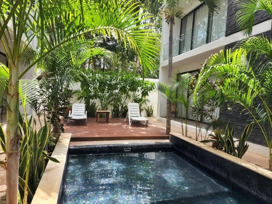 Amazing Jungle Retreat Lahkah Tulum Lägenhet Exteriör bild